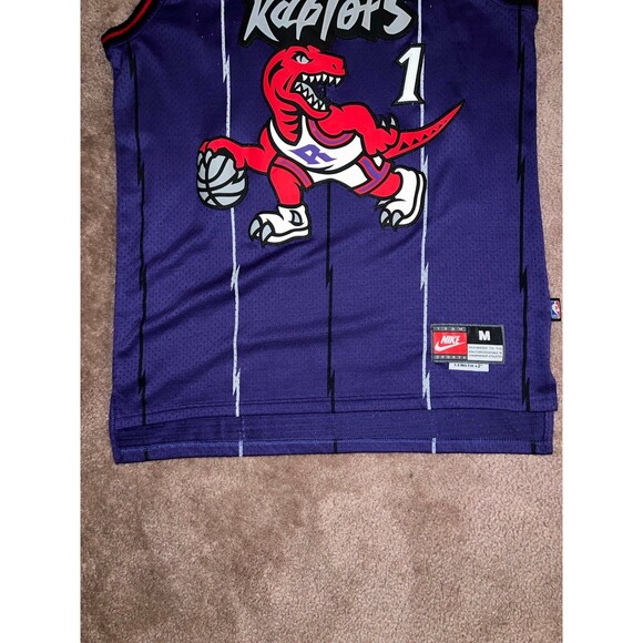 Vintage Toronto Raptors Tracy McGrady #1 Nike Jersey - Medium - Picture 5 of 8